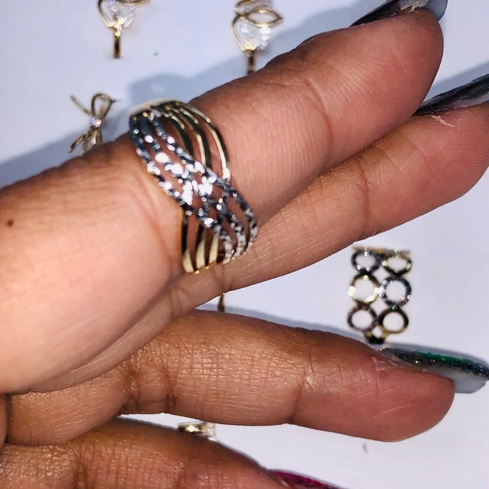 14k solid real gold custom made Diamond cut band Free Appraisal anniversary gift - Picture 4 of 6